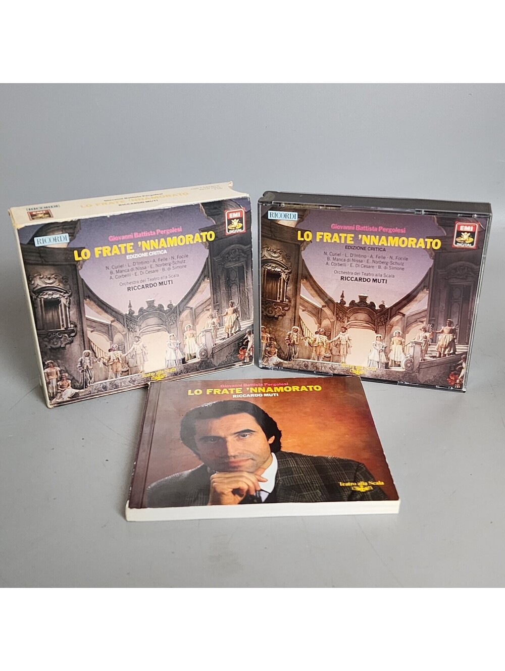 Giovanni Battista Pergolesi LO FRATE 'NNAMORATO Riccardo Muti 2-CD Set Opera